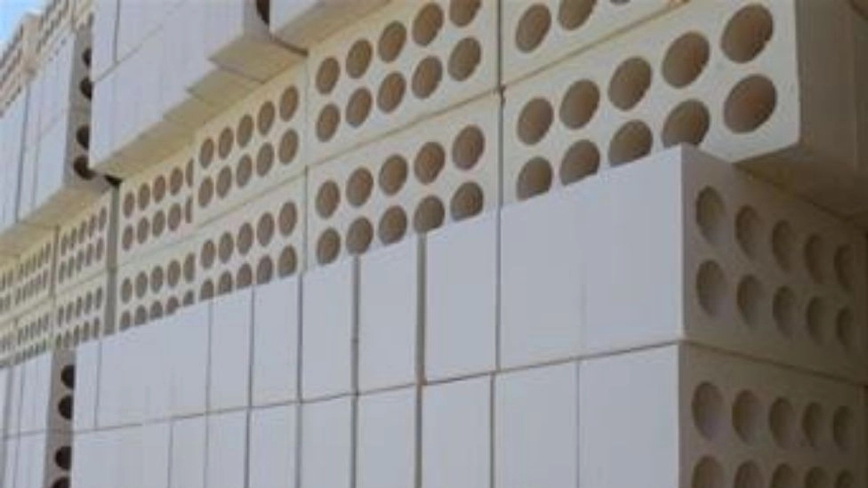 The brick has ten holes