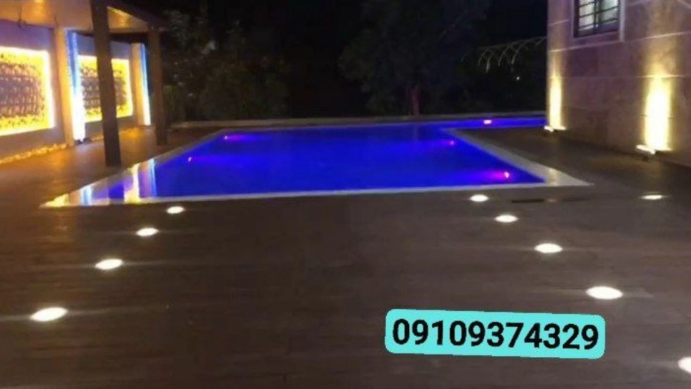 Implementation of 0 to 100 swimming pools and jacuzzis in Tonkabon