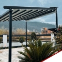 Satellite Roof, design, production and execution of a movable swimming pool roof in Tehran