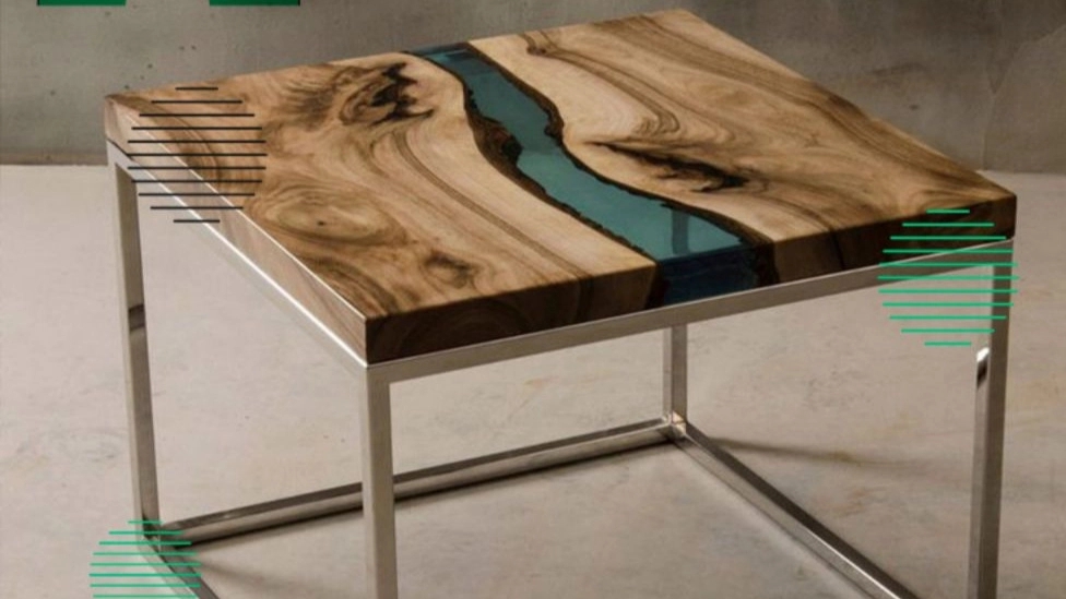 Important points in buying a table in front of a sofa with a resin top