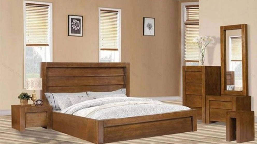 Raka wood, a producer of wooden bed sets, bedside tables and dressing tables in Qom