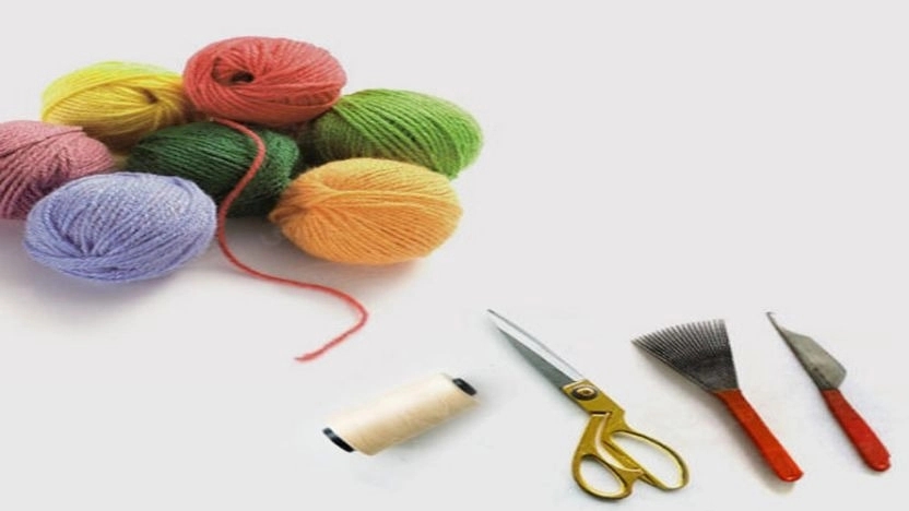 Tools needed for carpet weaving and how to use them