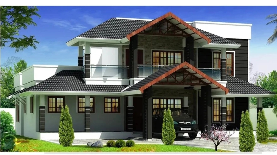 Advantages of using a sloping roof
