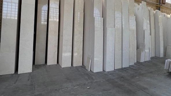 Azara Stone production workshop, production and sale of building stone in Fars