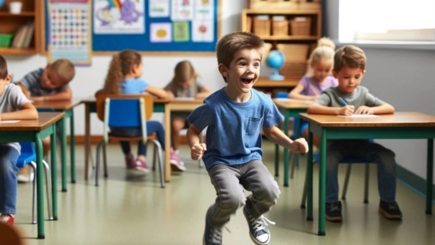 9 practical solutions for a restless child to sit quietly at school