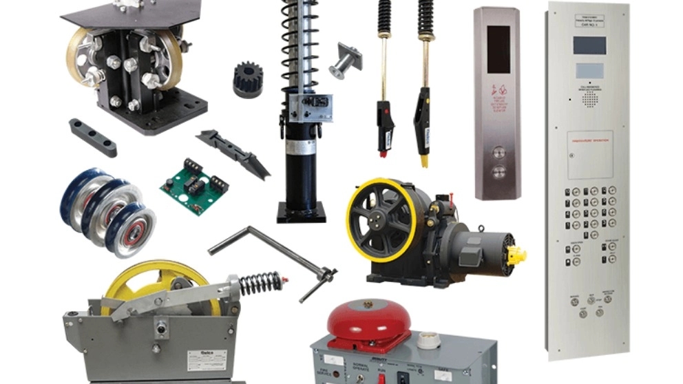 Basic components of the elevator