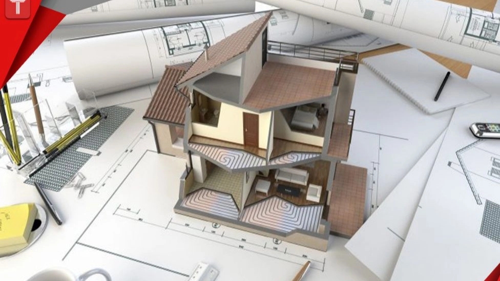 The architectural design process of the building