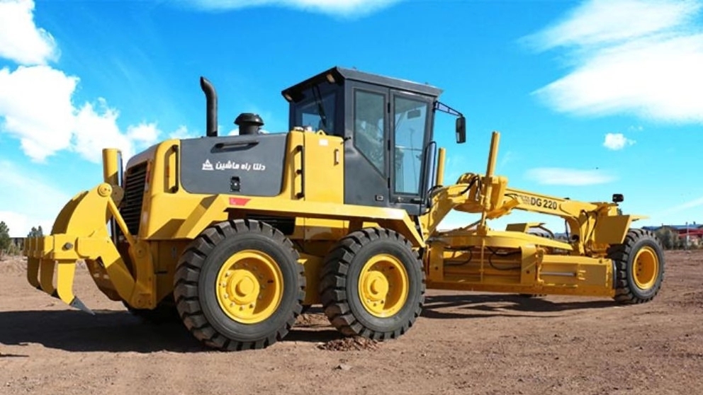 Delta Road Machine, production of road construction and mining machinery in Mashhad