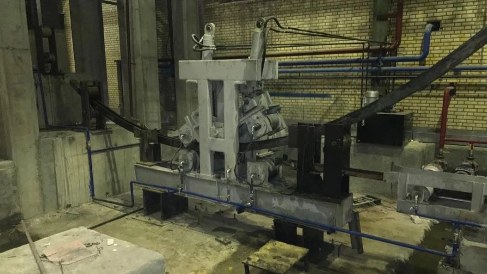 What equipment is needed to set up a hot rolling production line?