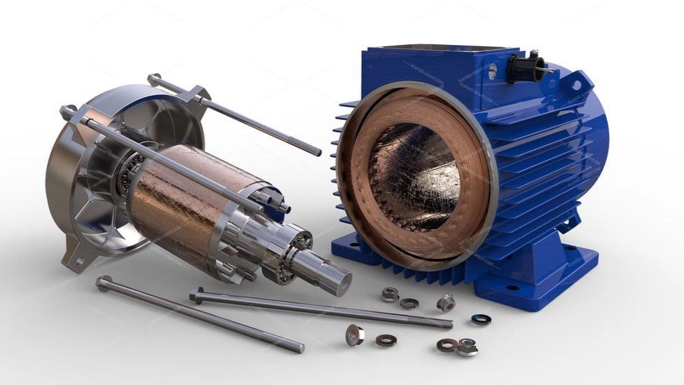 Saber winding, exchange and repairs of single-phase and three-phase electric motors in Ferdis