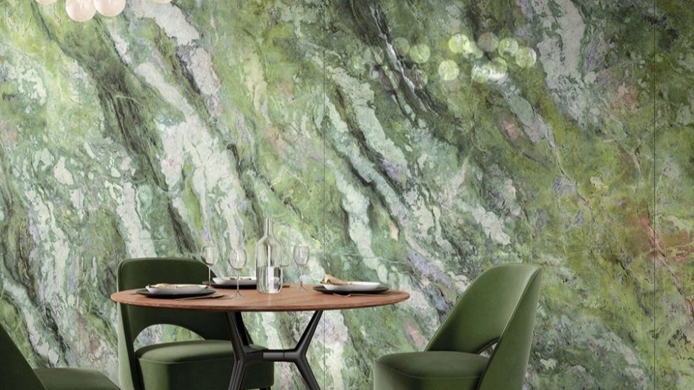 Interior decoration with luxury construction stone