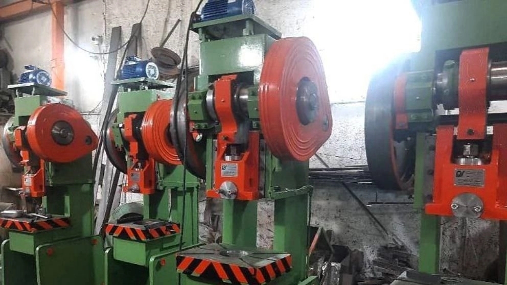 Saman Pressing, an impact press in Tehran