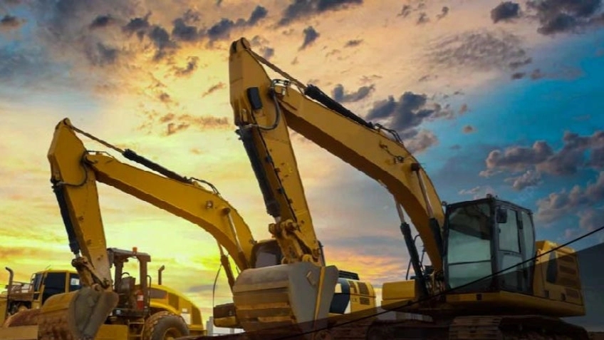 What are the types of road construction machines?