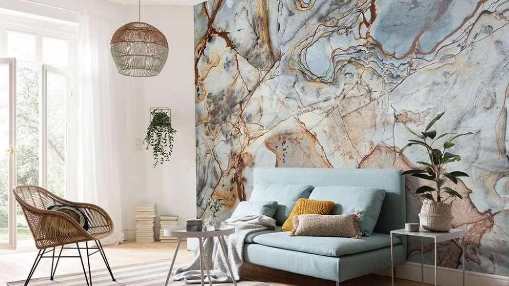Types of wallpaper in home decoration