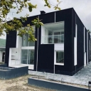 Ako company, production and implementation of curtain wall double-glazed windows in Babylon