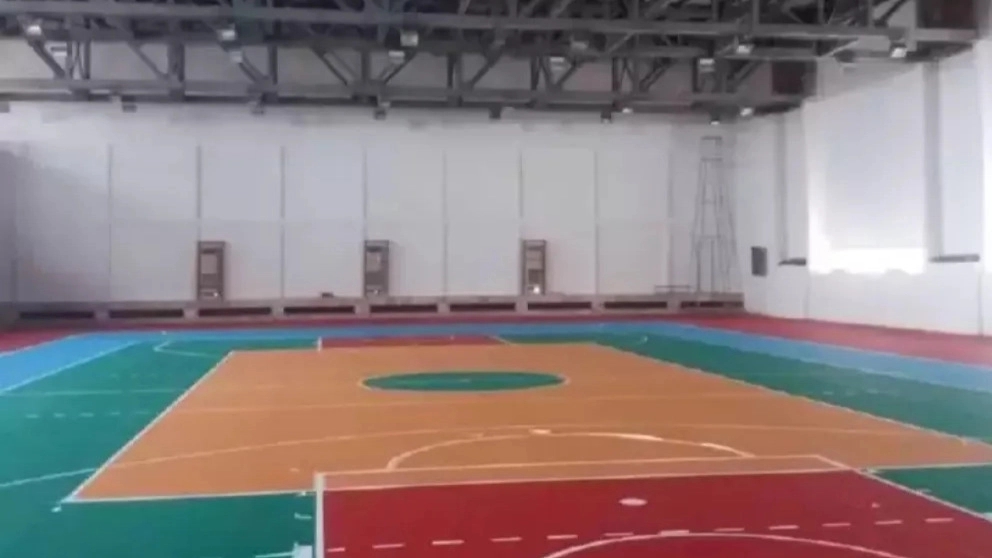 Ray flooring, installation, repair and purchase of multi-purpose sports hall flooring in Tehran
