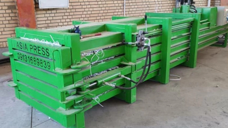 Production of waste press machine