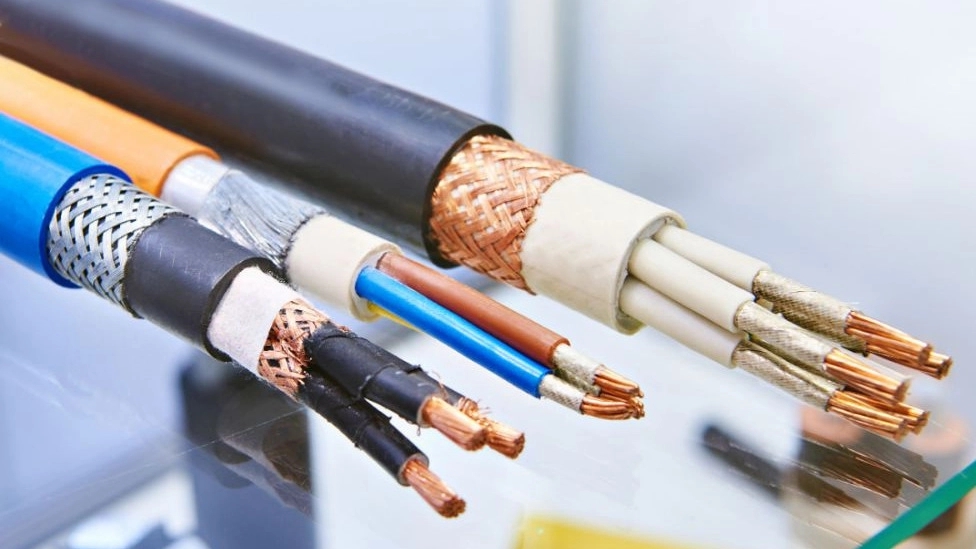 Azarakhsh electrical and lighting store, selling electric wires and cables in Shiraz