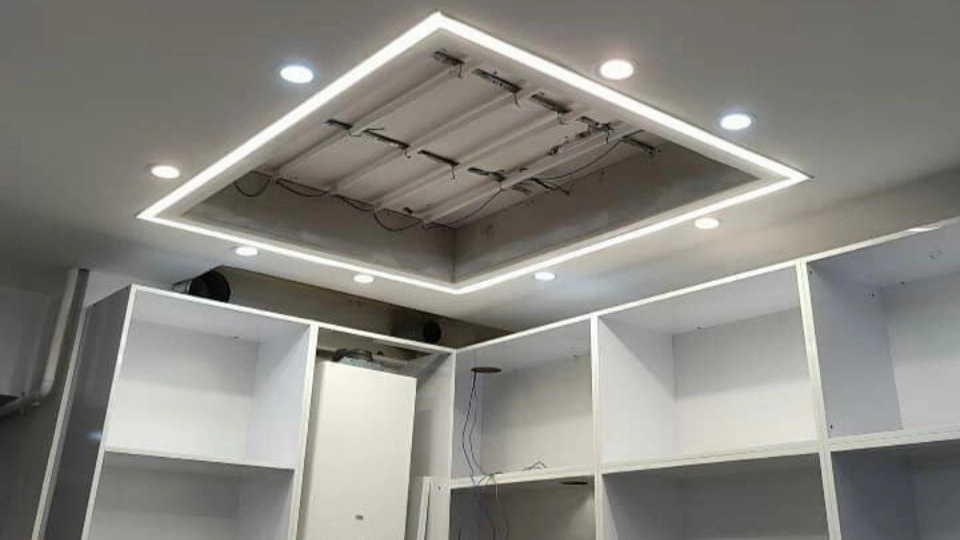 The steps of electrification of the building