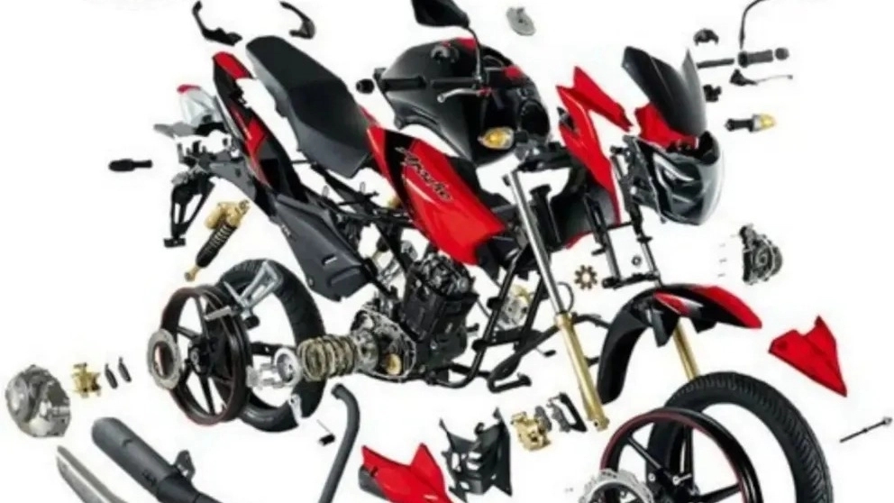 The main parts of the motorcycle and their use