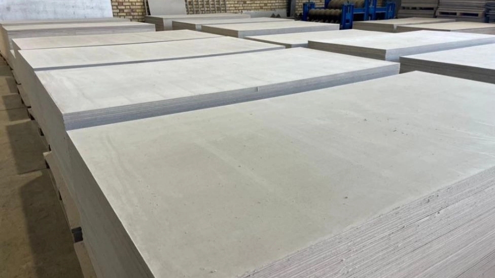 Turkmen Khazar Nama Bord, production of smooth sheets of fiber cement in Golestan