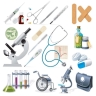 Collection of modern medicine tools, sale of medical supplies and equipment in Kerman