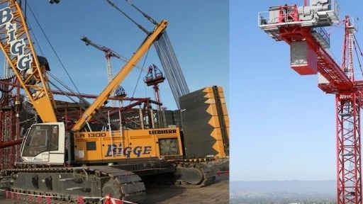 Tower crane maintenance and repair