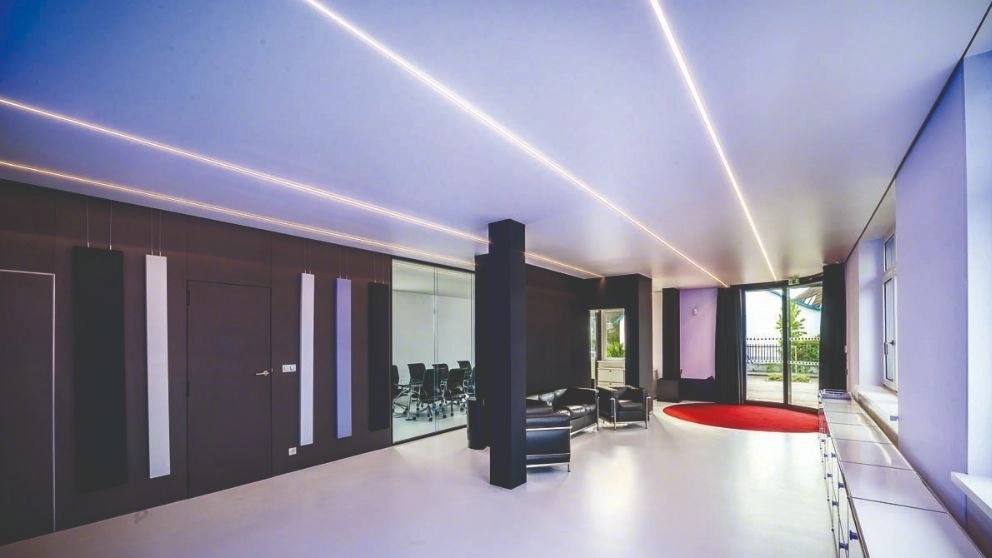 Asa executive group, implementation of production of light line elastic ceiling in Isfahan