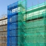 Tori Karimi, distribution of facade netting and building wrap in Tehran