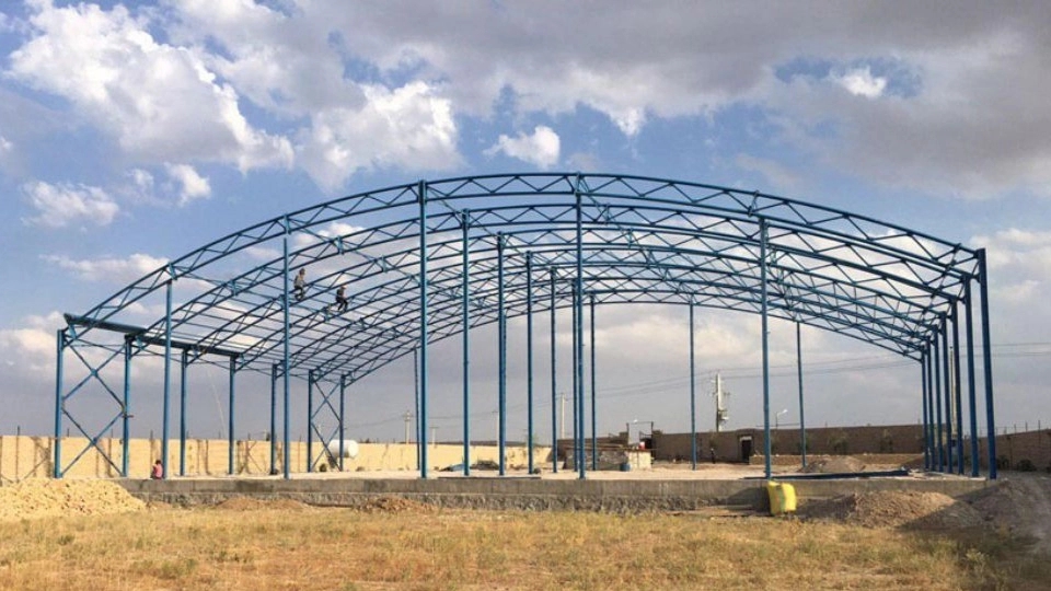 Rahmati industrial structures, implementation and design of industrial sheds in Tehran