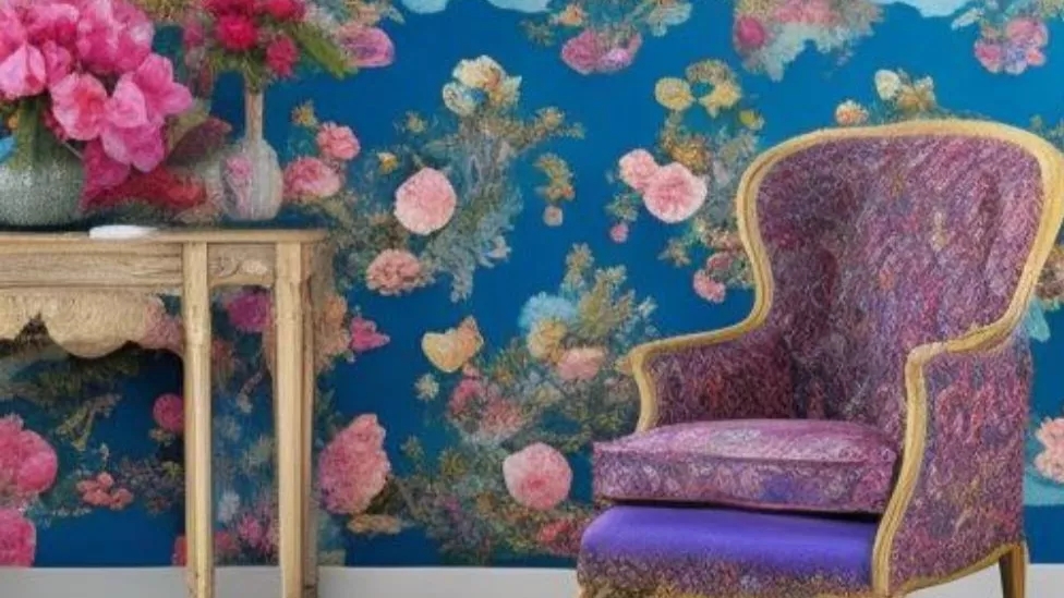 Wallpaper performance of Amir Salar Gallery in Mazandaran