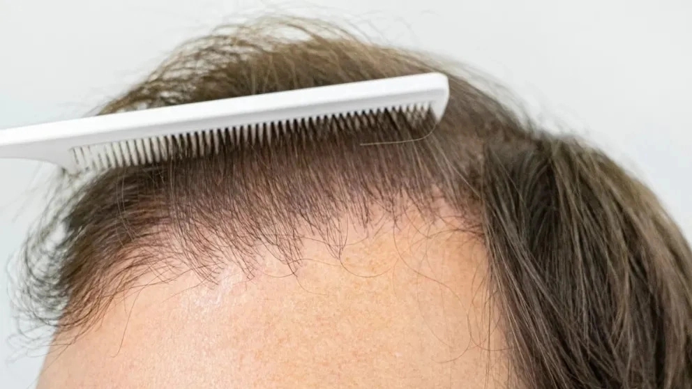 Mustafa Hami hair prosthesis in Sari