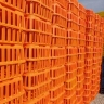 Marwarid Plastic Company, Yazd, manufactures plastic baskets for carrying chicken and yogurt baskets in Yazd