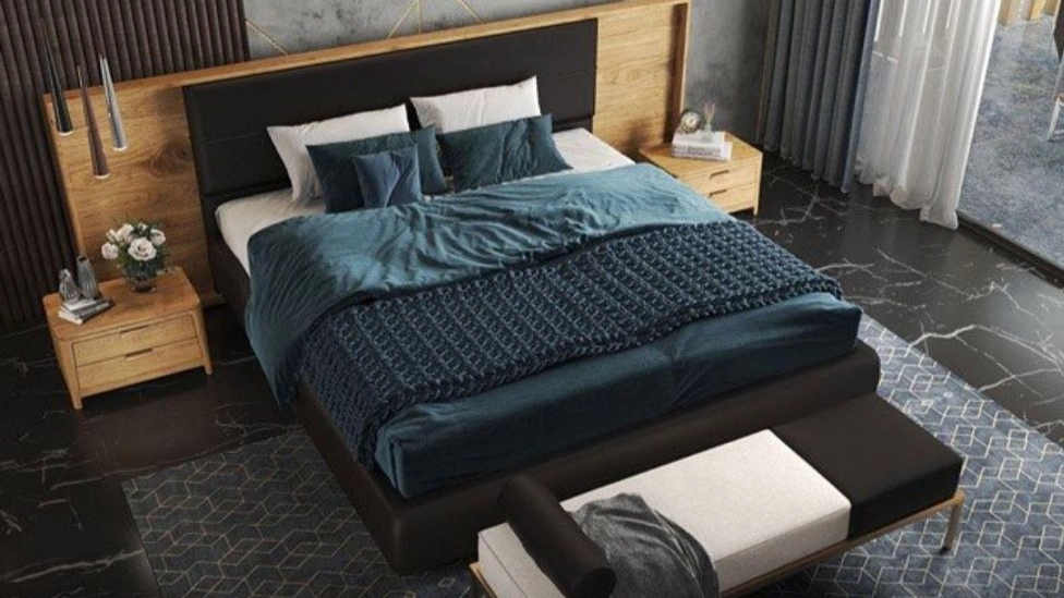 Features of modern and sporty bedroom set