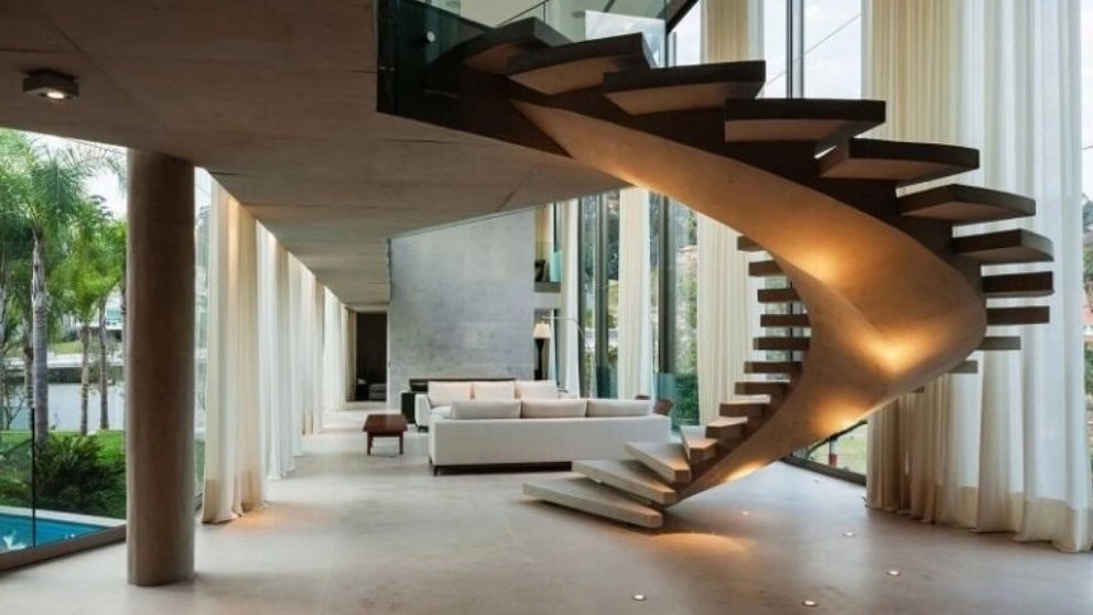 round staircase