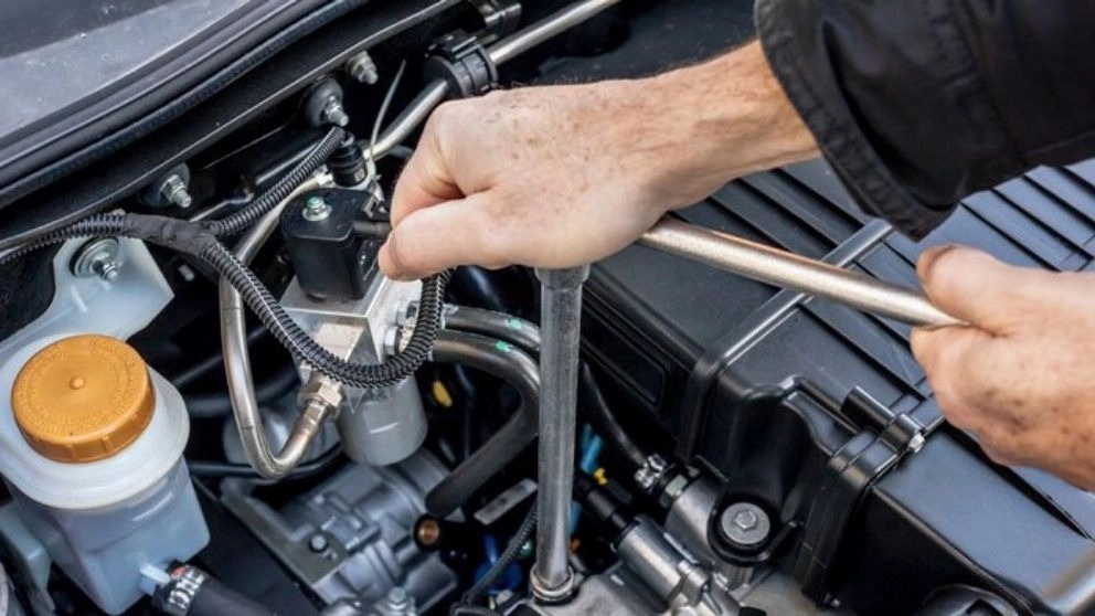 Car engine repair