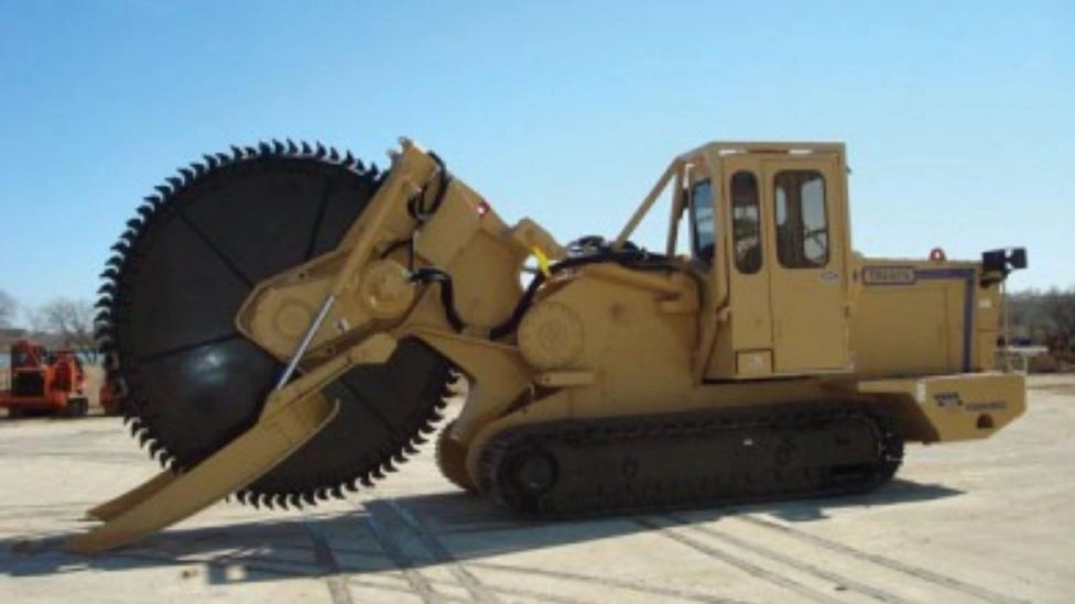 Talebi trencher, sales, implementation and rental of optical fiber trencher cutter and groover in Isfahan