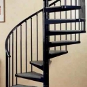 Mobaraki welding, construction of round metal stairs in Shiraz