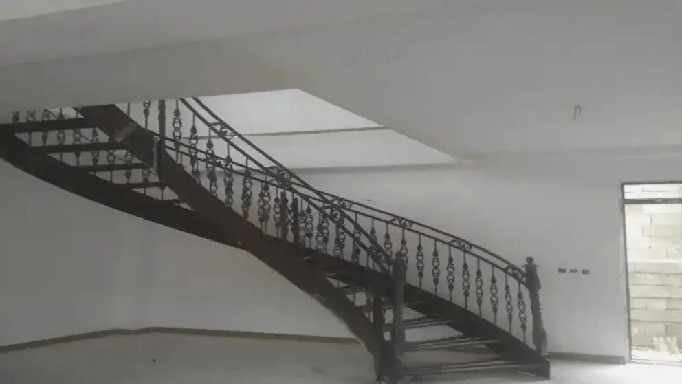 Round metal and arched stairs in Damavand