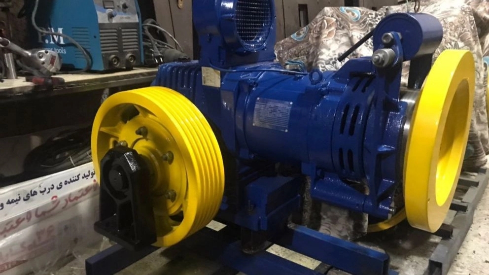 Sale of Mozafari elevator motor, installation of all types of stock elevator motor in Ardabil