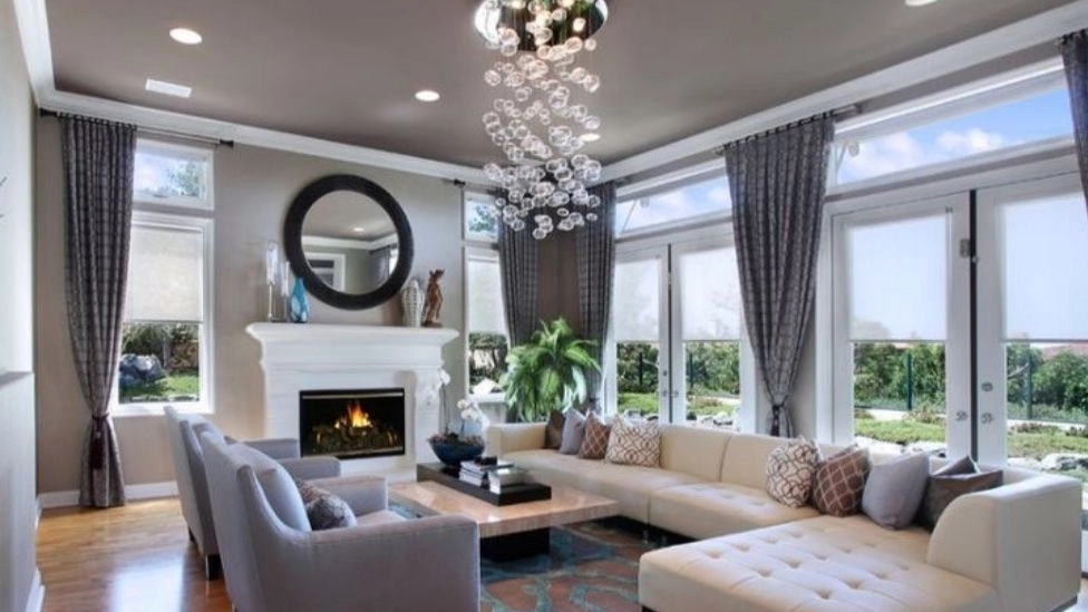A variety of interior decoration styles