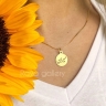 Raya Gold Gallery, customized gold name plate and half set in Tehran