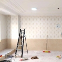 Iran Zemin cabinet, design and implementation of wardrobe cabinet and wallpaper in Arak