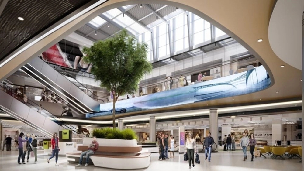Important elements in the interior design of the commercial complex