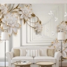 Moradzadeh's interior decoration, implementation of parquet and laminate wall paper in Tehran