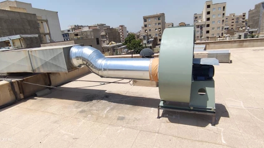 Launching the exhaust fan of Ayatollah Kashani Hospital