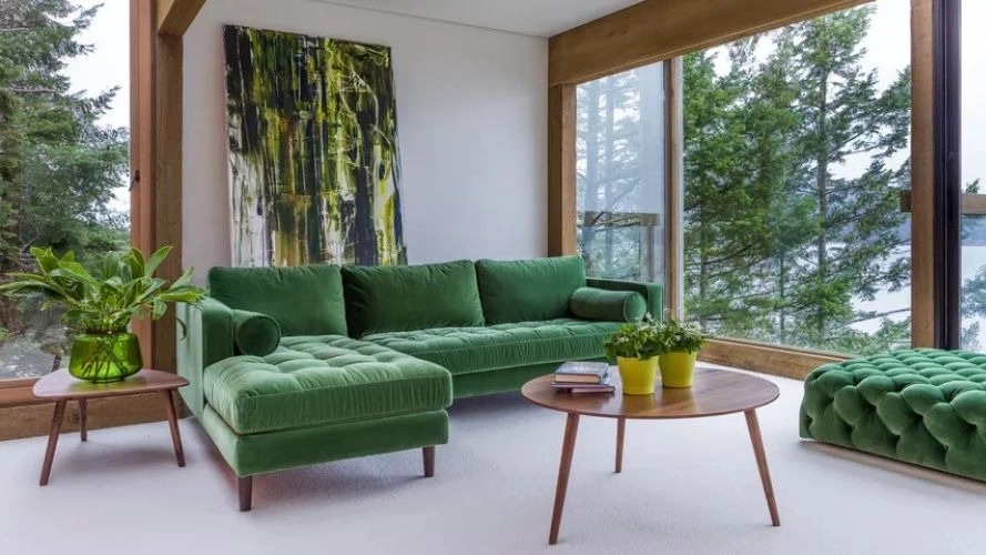 A variety of interior decoration styles