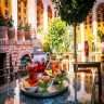 Tolo traditional restaurant garden in Dezful