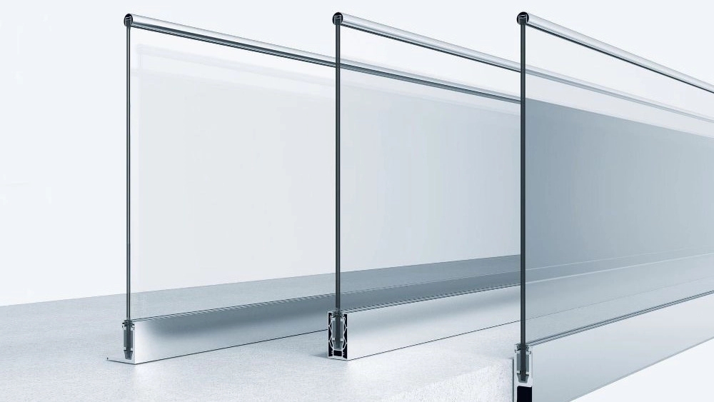 Novin Dor, implementation of glass fence and handrail and spigot base in Chahardangeh, Tehran