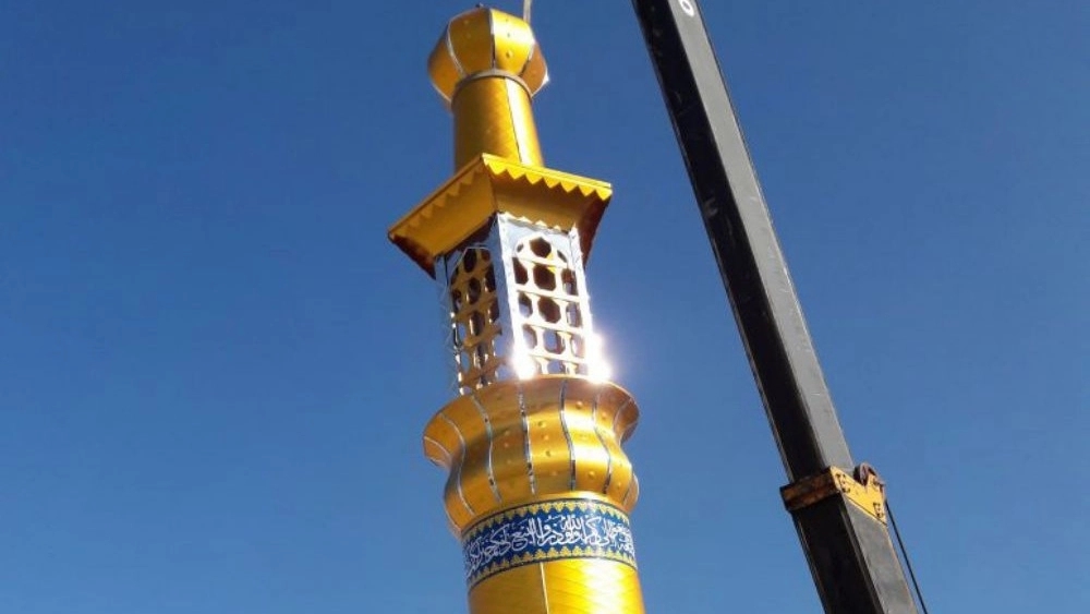 ساخت گنبد و گلدسته